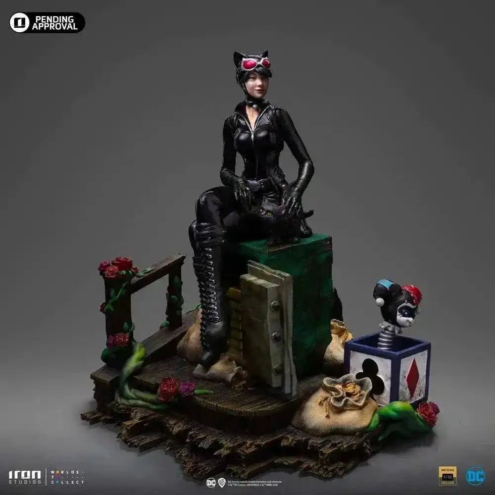 DC Comics Deluxe Art Scale Statue 1/10 Catwoman (Gotham City Sirens) 21 cm - Smalltinytoystore