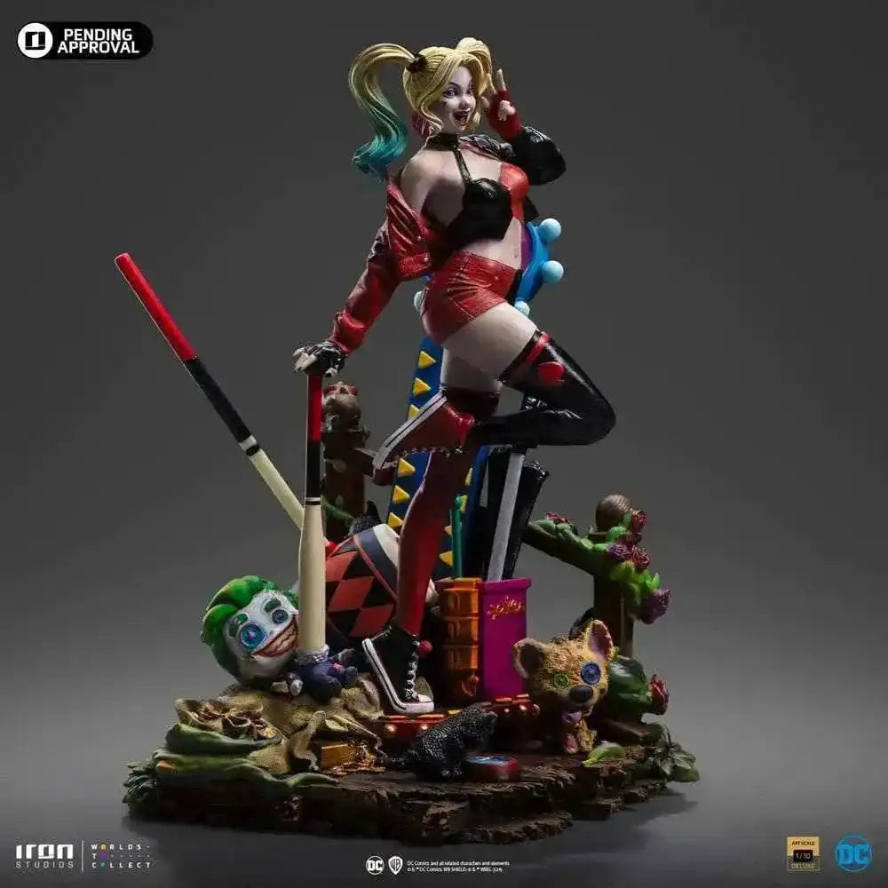 DC Comics Deluxe Art Scale Statue 1/10 Harley Quinn (Gotham City Sirens) 22 cm - Smalltinytoystore