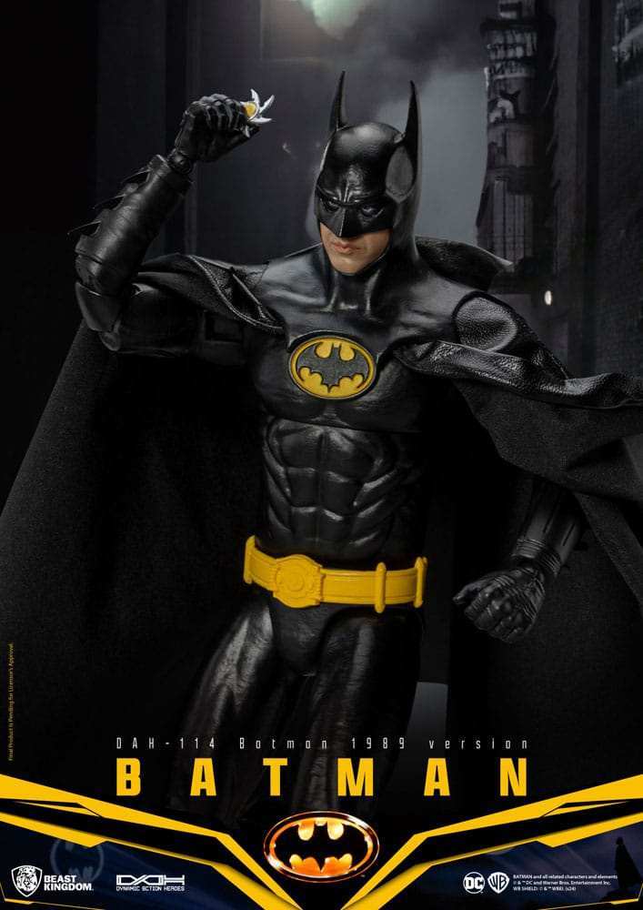DC Comics Dynamic 8ction Heroes 1/9 Batman 1989 Ver. 21 cm - Smalltinytoystore