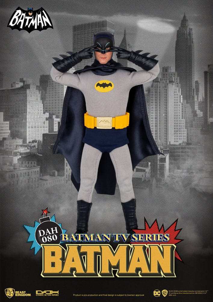DC Comics Dynamic 8ction Heroes 1/9 Batman 66 TV Series Batman 24 cm - Smalltinytoystore