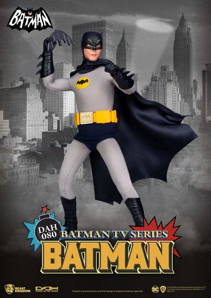 DC Comics Dynamic 8ction Heroes 1/9 Batman 66 TV Series Batman 24 cm - Smalltinytoystore