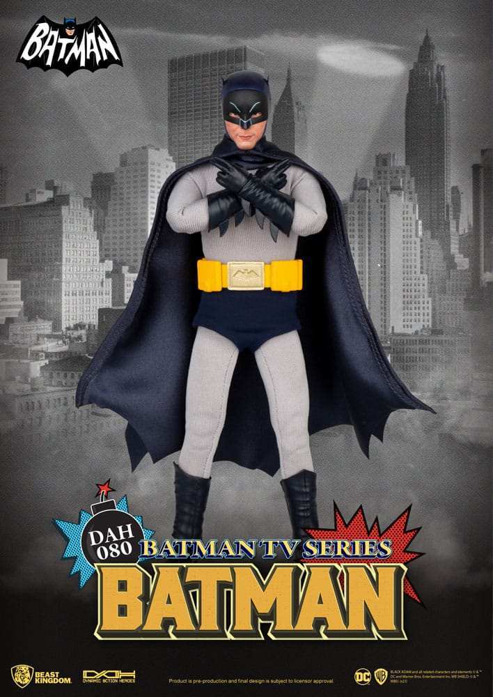 DC Comics Dynamic 8ction Heroes 1/9 Batman 66 TV Series Batman 24 cm - Smalltinytoystore