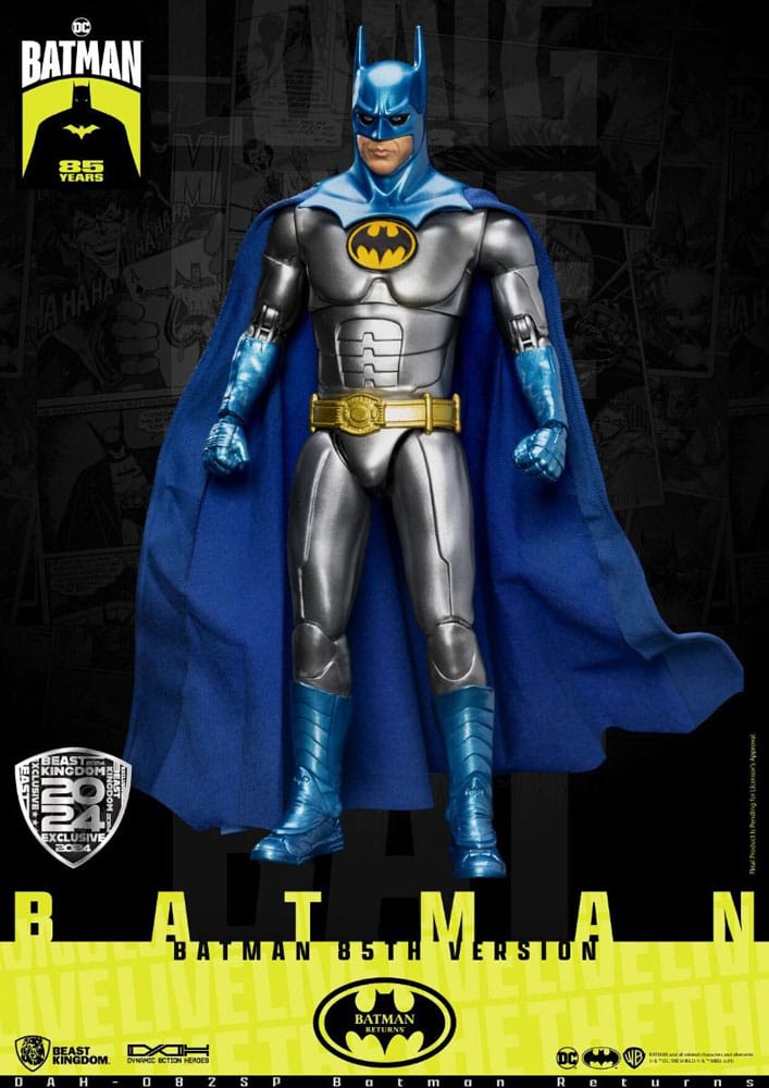 DC Comics Dynamic 8ction Heroes Actionfigur 1/9 Batman Returns Batman 85th Version 21 cm - Smalltinytoystore