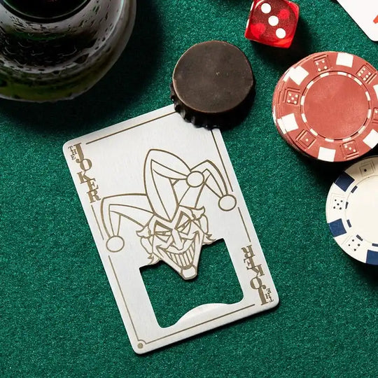 DC Comics Flaschenöffner Joker Playing Card 8 cm - Smalltinytoystore