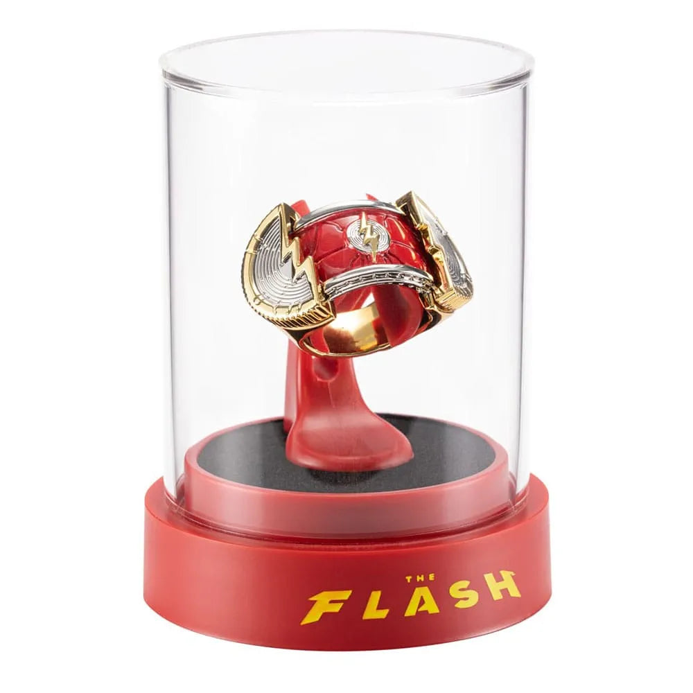 DC Comics Flash Prop Replica Ring with Display - Smalltinytoystore