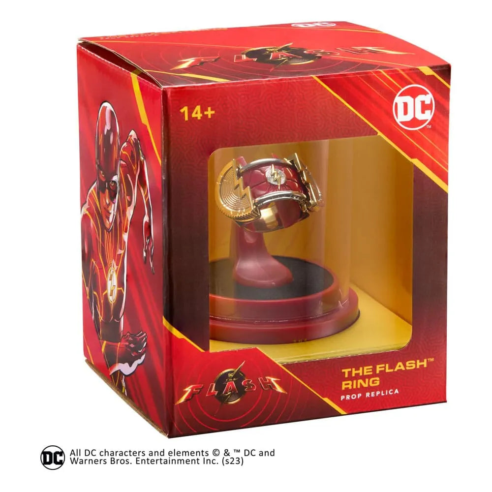 DC Comics Flash Prop Replica Ring with Display - Smalltinytoystore