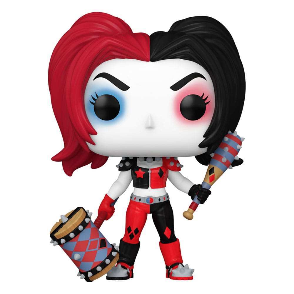 DC Comics: Harley Quinn Takeover POP! Heroes Vinyl Figur Harley with Weapons 9 cm - Smalltinytoystore