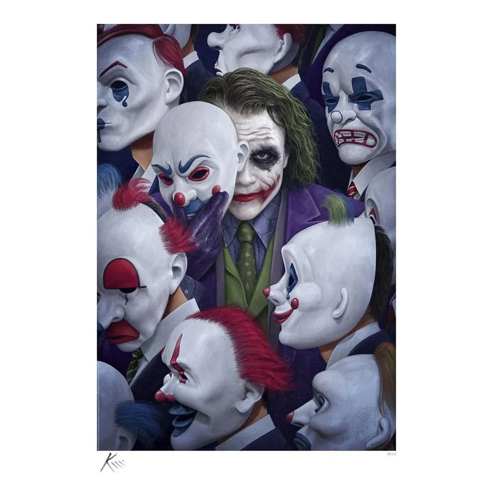 DC Comics Kunstdruck Agent of Chaos 46 x 61 cm - ungerahmt - Smalltinytoystore