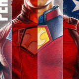 DC Comics Kunstdruck Peacemaker 41 x 61 cm - ungerahmt - Smalltinytoystore