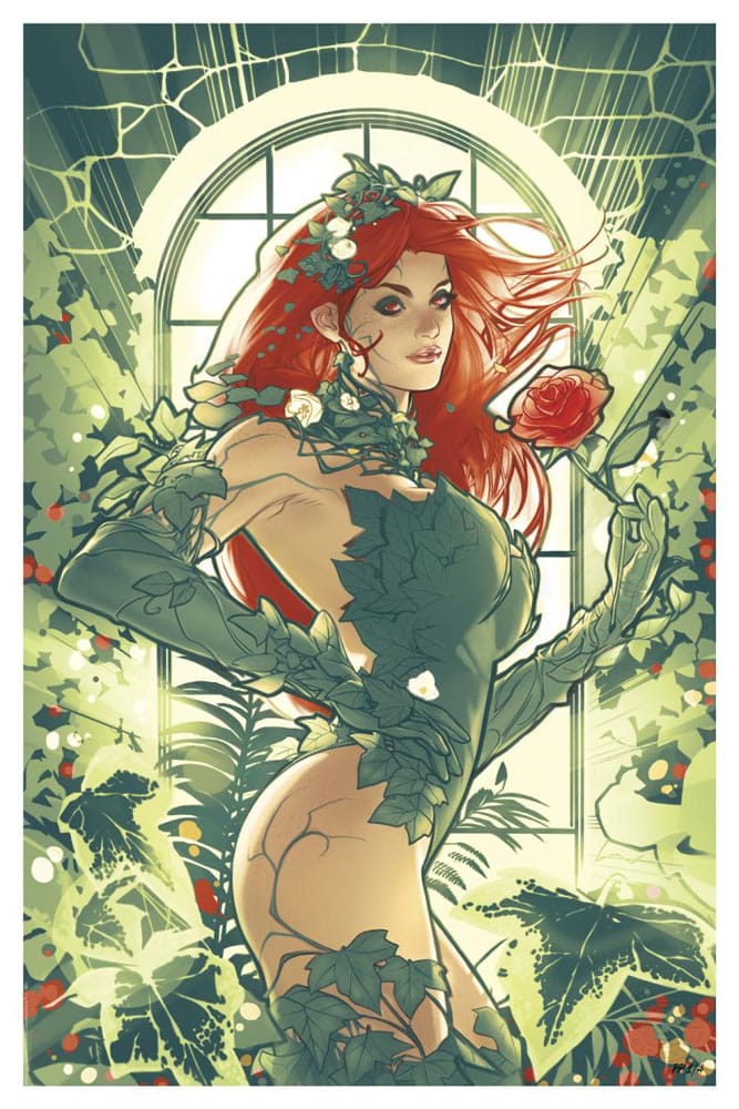 DC Comics Kunstdruck Poison Ivy 41 x 61 cm - ungerahmt - Smalltinytoystore