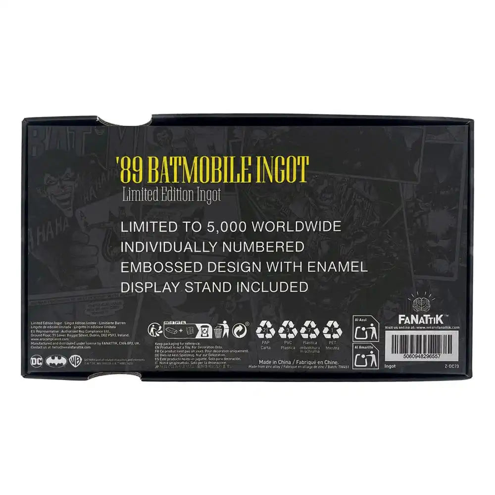 DC Comics Metallbarren Batman Batmobile XL Limited Edition - Smalltinytoystore