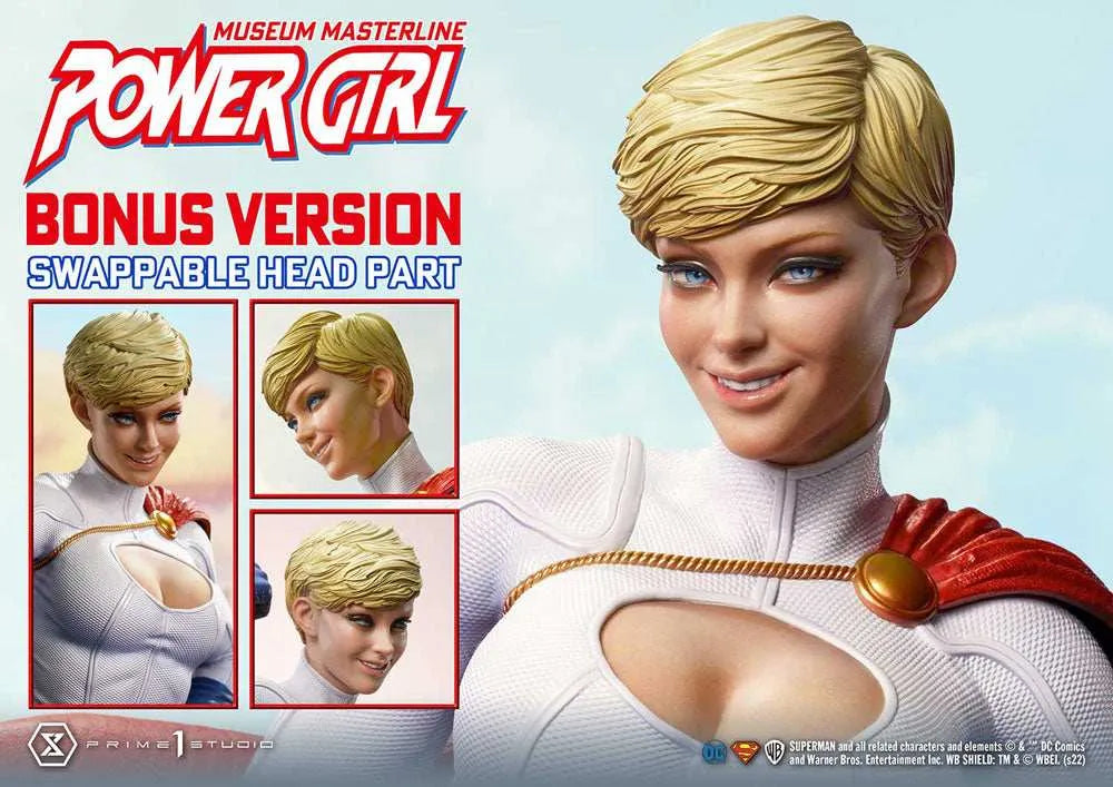 DC Comics Museum Masterline Statue Power Girl Deluxe Bonus Version 75 cm - Smalltinytoystore