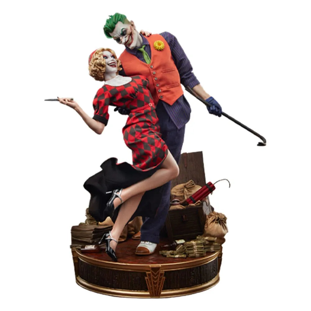 DC Comics Mythos Statue 1/5 The Joker and Harley Quinn: Lawless Love 41 cm - Smalltinytoystore