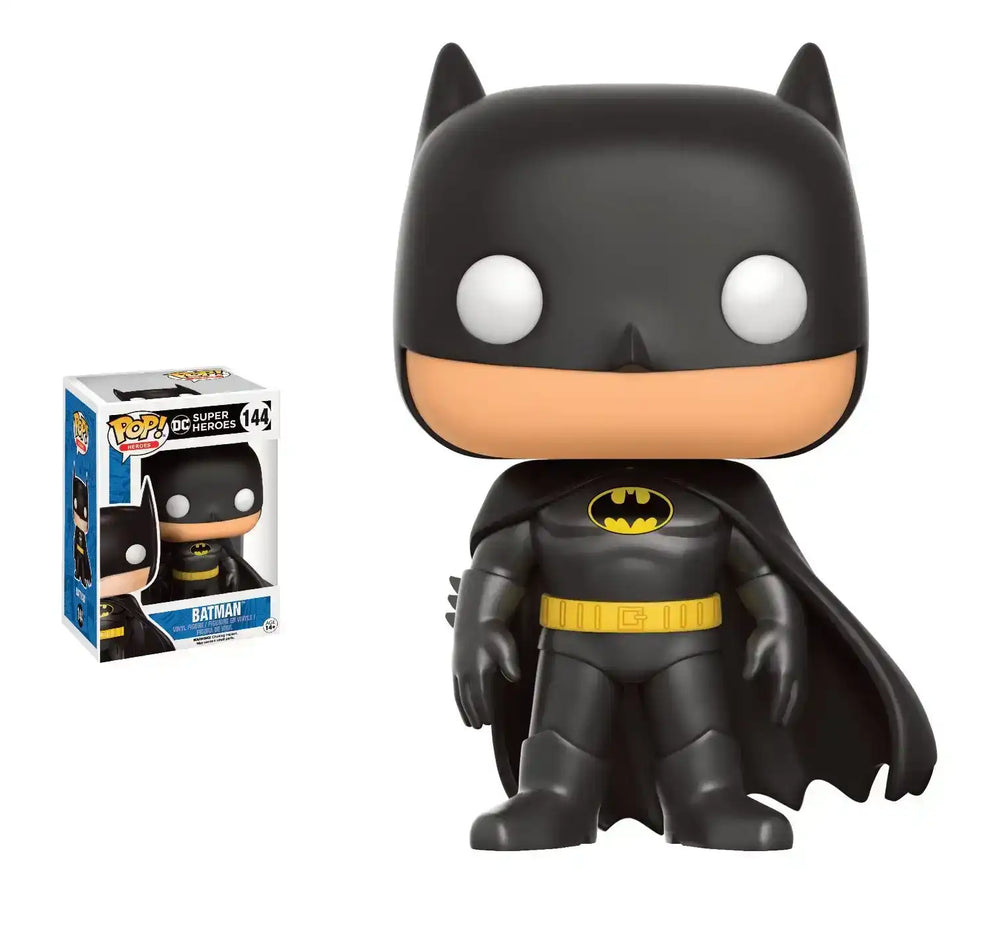 DC Comics POP! Heroes Figur Classic Batman (Flowing Cape) 9 cm - Smalltinytoystore