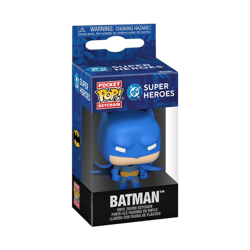 DC Comics POP! Vinyl Schlüsselanhänger 4 cm New Classics - Batman Display (12) - Smalltinytoystore