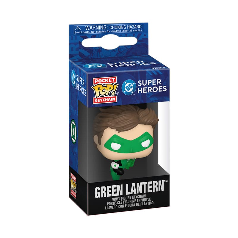 DC Comics POP! Vinyl Schlüsselanhänger 4 cm New Classics - Green Lantern Display (12) - Smalltinytoystore