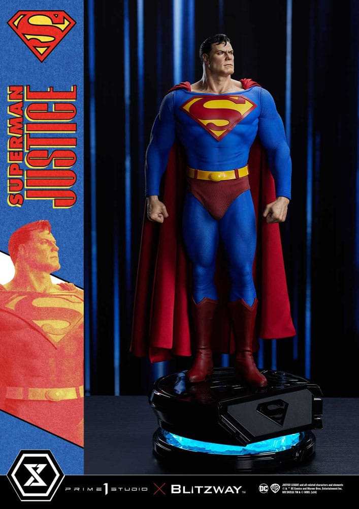 DC Comics Premium Masterline Series Statue 1/4 Superman Justice Comics 57 cm - Smalltinytoystore