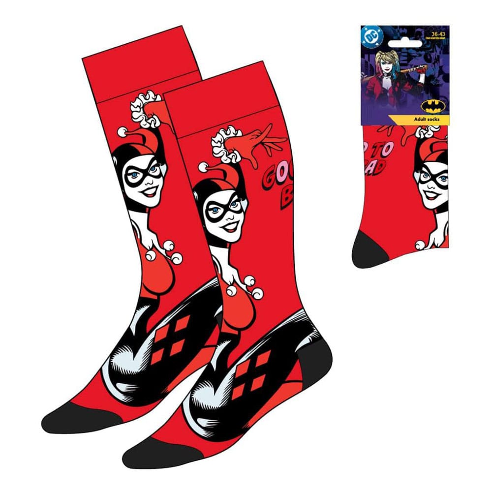 DC Comics Socken Harley Quinn Good to Bad 36-43 - Smalltinytoystore