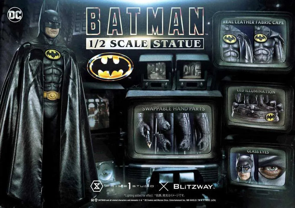 DC Comics Statue 1/2 Batman 1989 106 cm - Smalltinytoystore