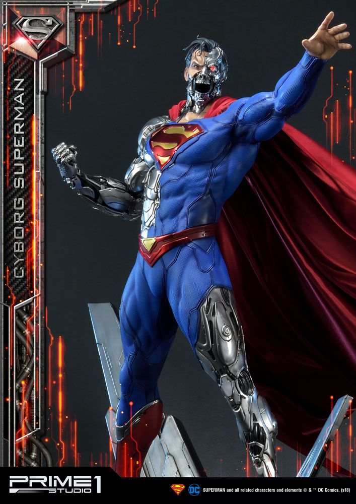 DC Comics Statue 1/3 Cyborg Superman 93 cm - Smalltinytoystore