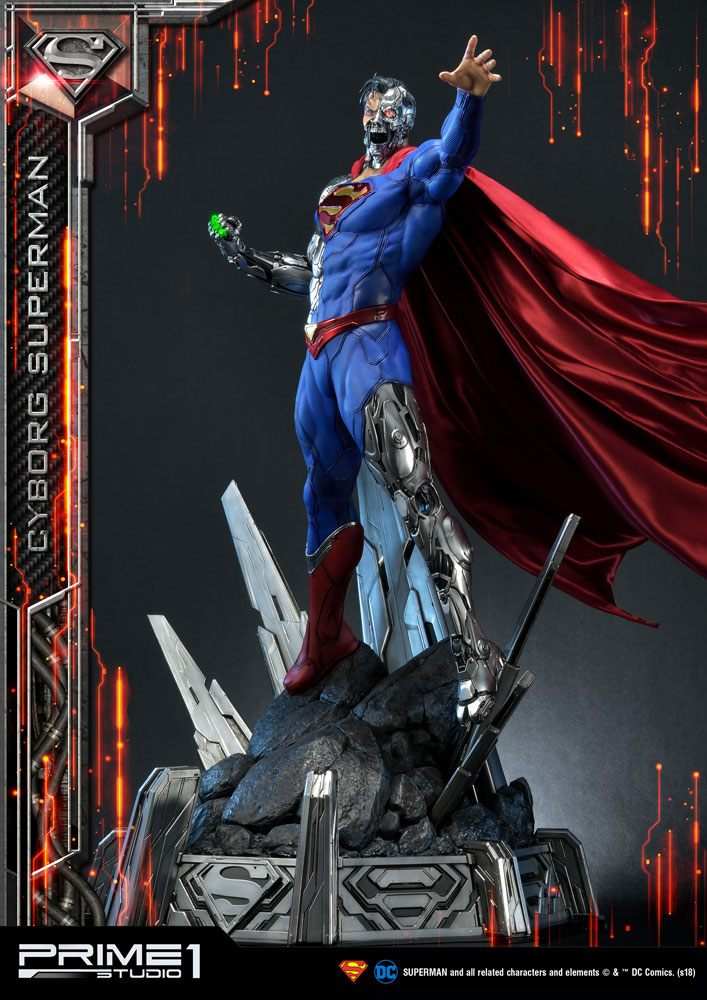 DC Comics Statue 1/3 Cyborg Superman 93 cm - Smalltinytoystore