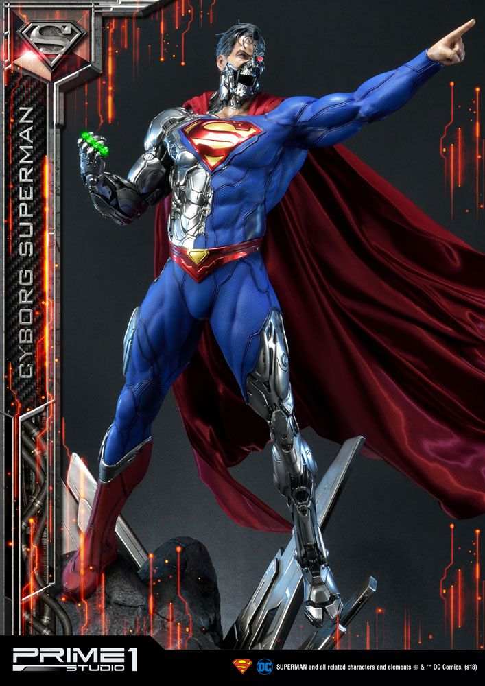 DC Comics Statue 1/3 Cyborg Superman 93 cm - Smalltinytoystore