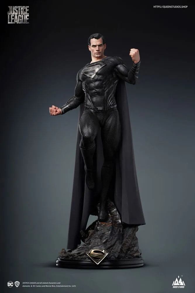 DC Comics Statue 1/3 Superman Black Suit Version Regular Edition 80 cm - Smalltinytoystore