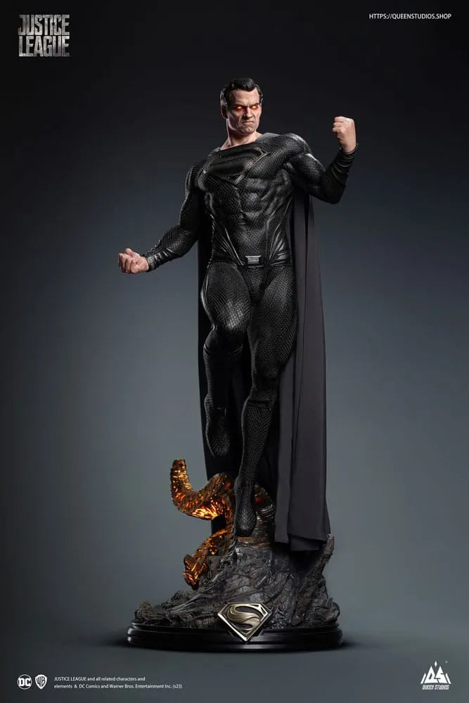 DC Comics Statue 1/3 Superman Black Suit Version Regular Edition 80 cm - Smalltinytoystore