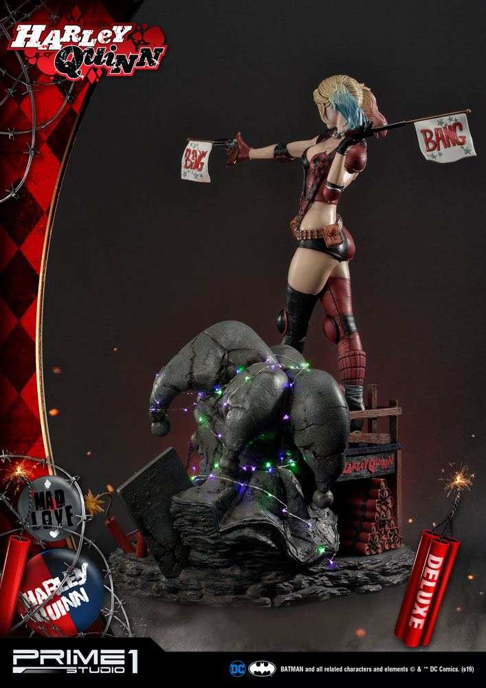 DC Comics Statue Harley Quinn Deluxe Ver. 91 cm - Smalltinytoystore