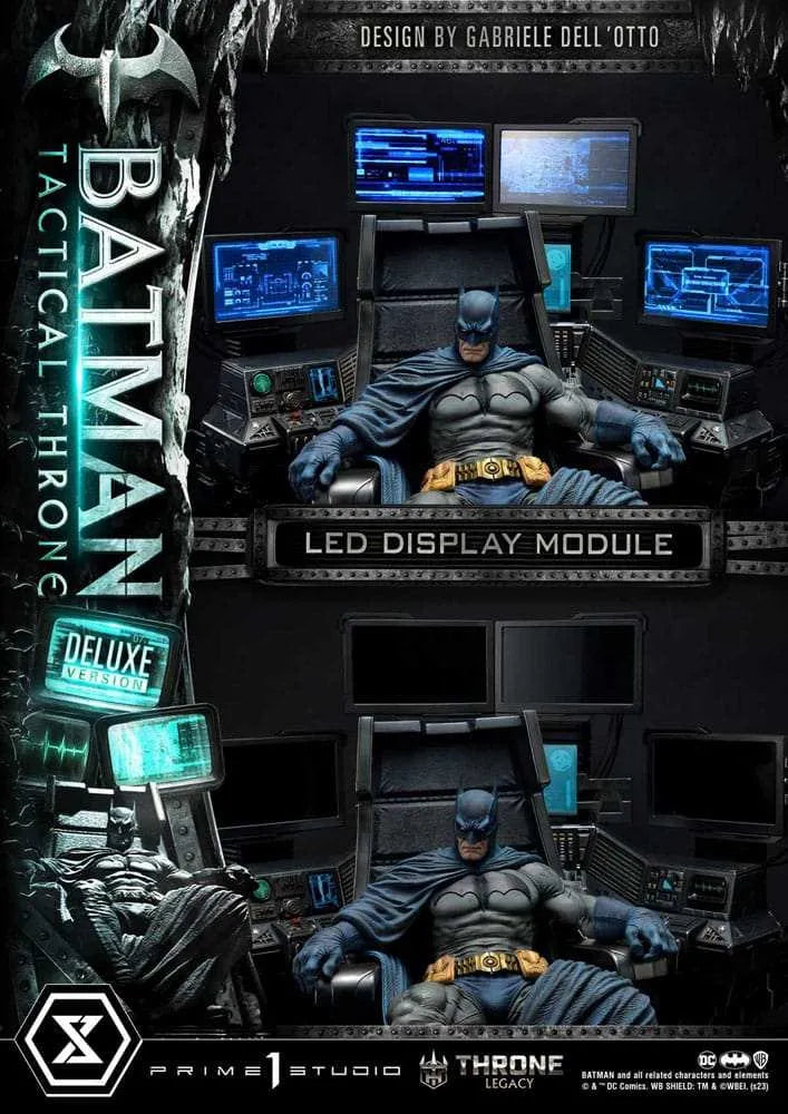 DC Comics Throne Legacy Collection Statue 1/3 Batman Tactical Throne Deluxe Version 57 cm - Smalltinytoystore