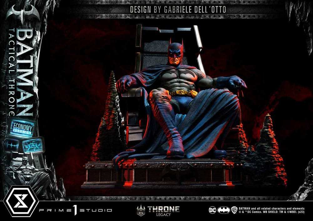 DC Comics Throne Legacy Collection Statue 1/3 Batman Tactical Throne Economy Version 46 cm - Smalltinytoystore