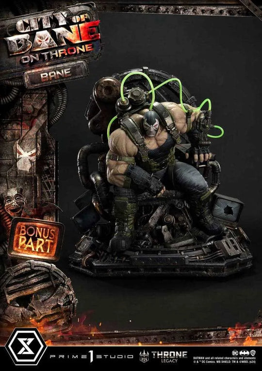 DC Comics Throne Legacy Collection Statue 1/4 Batman Bane on Throne Deluxe Bonus Version 61 cm - Smalltinytoystore