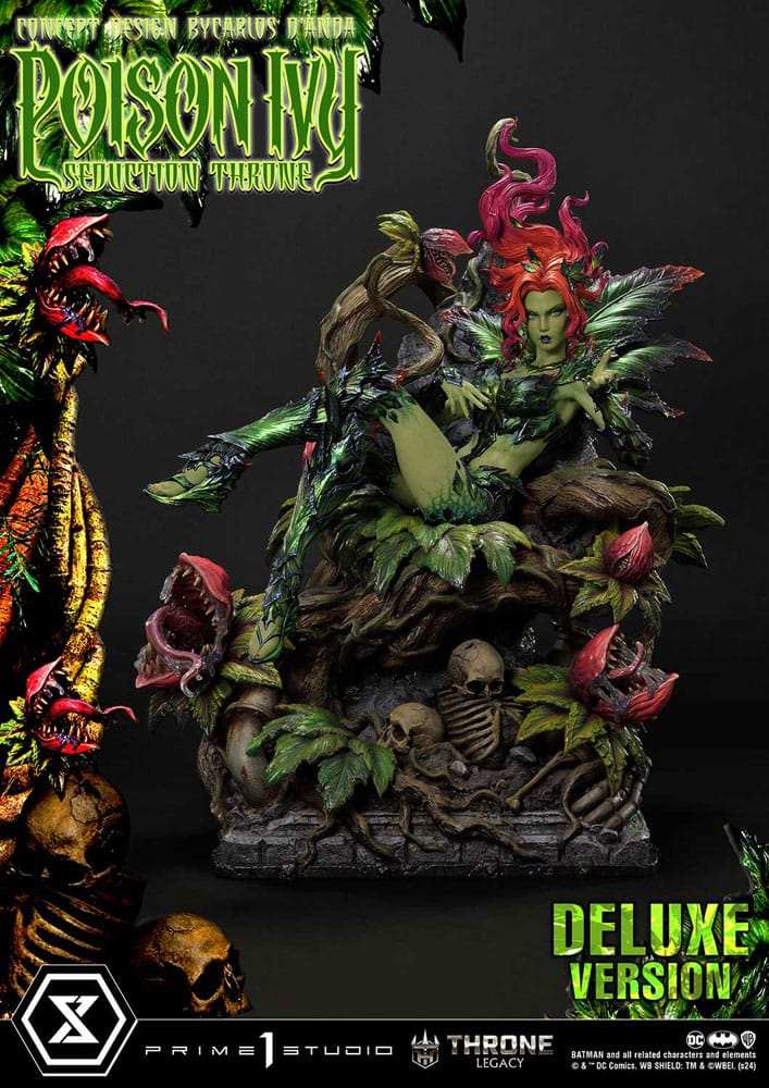 DC Comics Throne Legacy Collection Statue 1/4 Batman Poison Ivy Seduction Throne Deluxe Bonus Version 55 cm - Smalltinytoystore