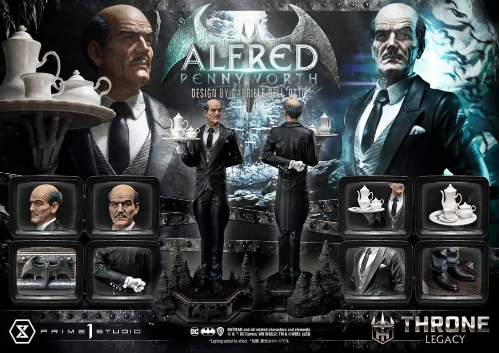 DC Comics Throne Legacy Series Statue Alfred Pennyworth (Batman Comics) Bonus Version 57 cm - Smalltinytoystore