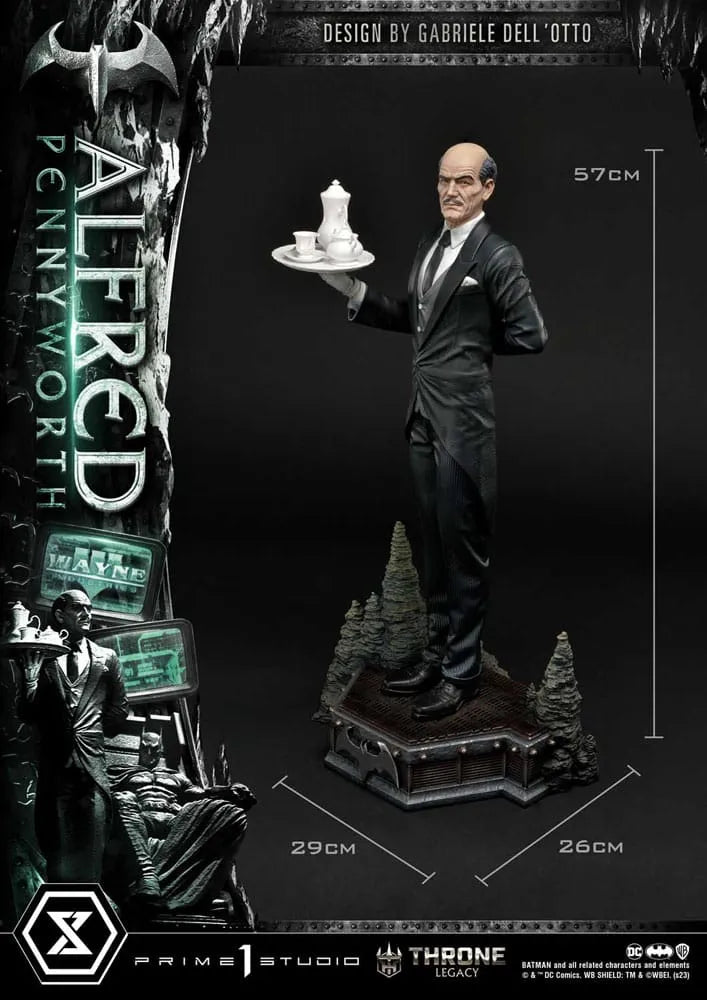 DC Comics Throne Legacy Series Statue Alfred Pennyworth (Batman Comics) Bonus Version 57 cm - Smalltinytoystore
