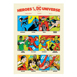 DC Comis Kunstdruck 90th Anniversary Heroes Limited Edition 42 x 30 cm - Smalltinytoystore