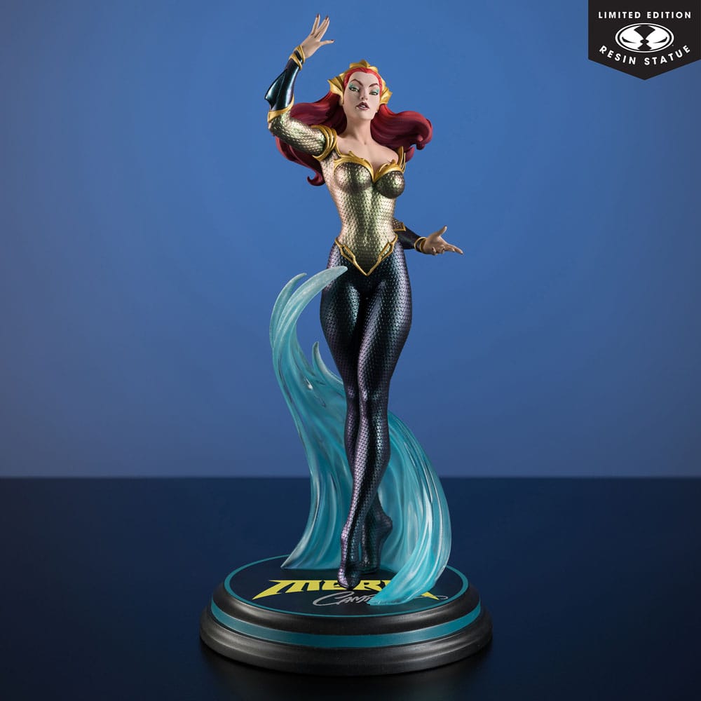 DC Direct Cover Girls Statue 1/8 Mera by J. Scott Campbell 26 cm - Smalltinytoystore