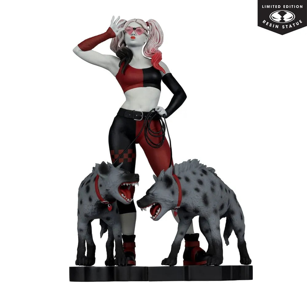DC Direct Harley Quinn: Red, White & Black Statue 1/10 Harley Quinn by Jenny Frison 19 cm - Smalltinytoystore