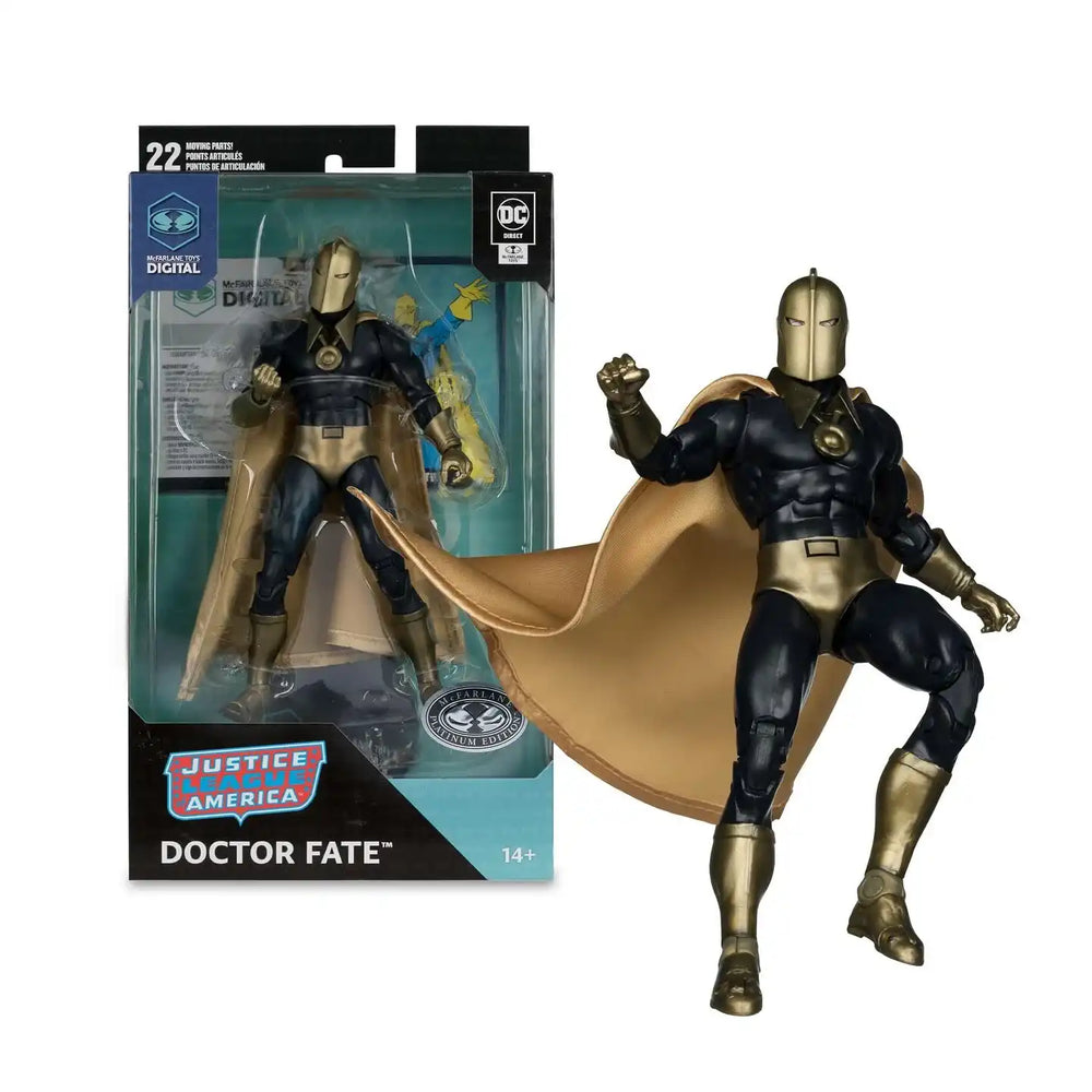 DC Direct McFarlane Toys Digital Actionfiguren 18 cm Dr. Fate (Silver Age) CHASE - Smalltinytoystore
