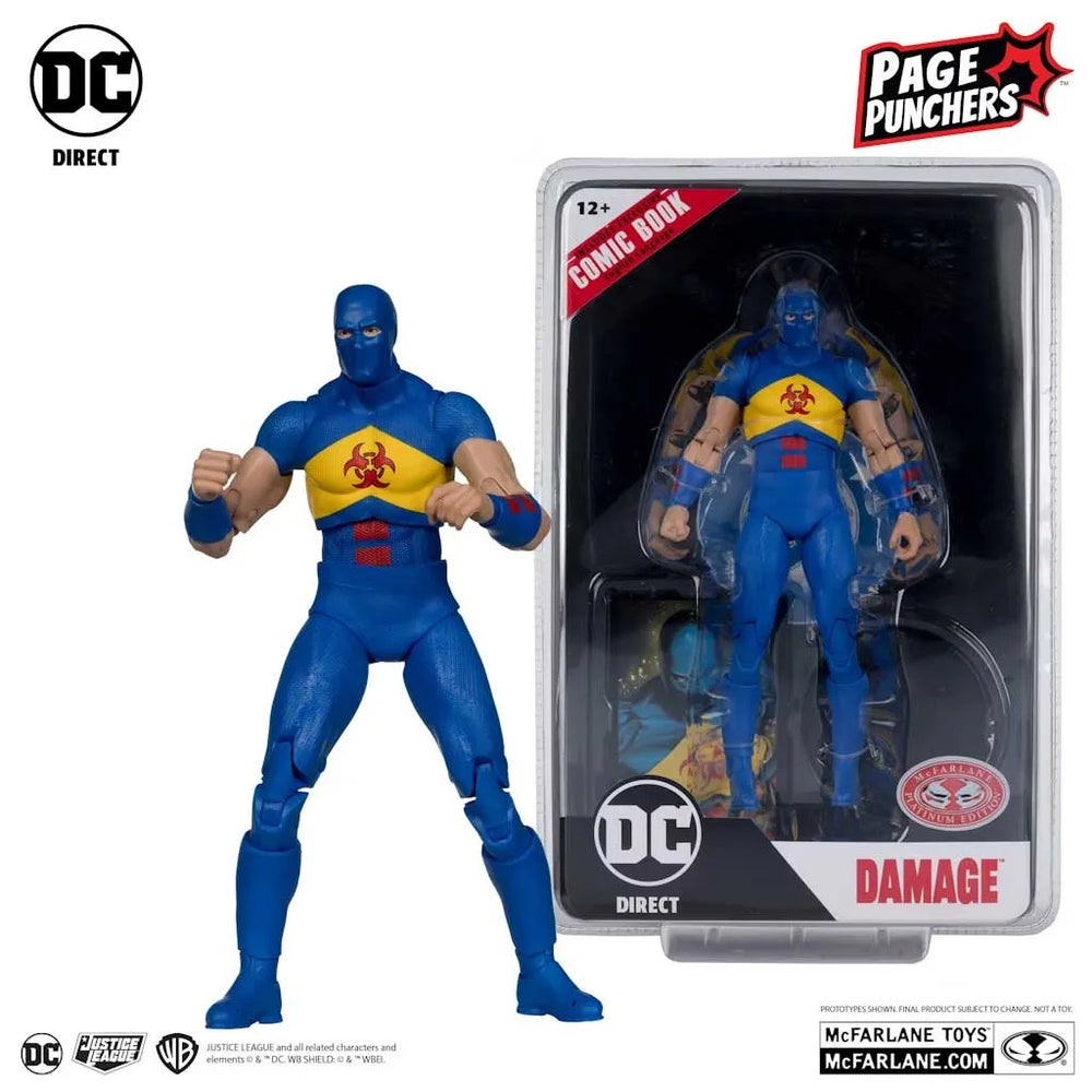 DC Direct Page Punchers Actionfiguren Damage (Kingdom Come) (Chase*) 18 cm - Smalltinytoystore