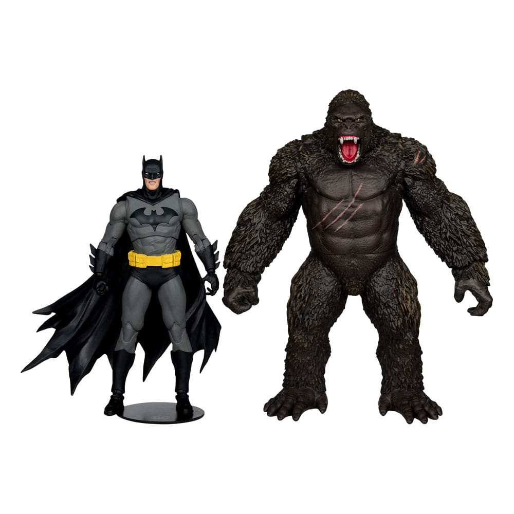 DC Justice League Monsterverse DC Multiverse Actionfiguren 2er-Pack Batman & Kong 29 cm - Smalltinytoystore