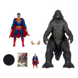 DC Justice League Monsterverse DC Multiverse Actionfiguren 2er-Pack Superman Vs. Godzilla 30 cm - Smalltinytoystore