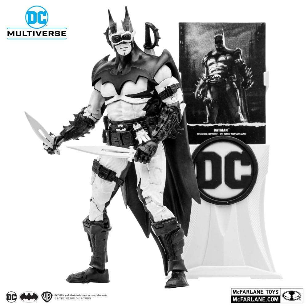 DC Multiverse Actionfigur Batman by Todd McFarlane Sketch Edition (Gold Label) 18 cm - Smalltinytoystore