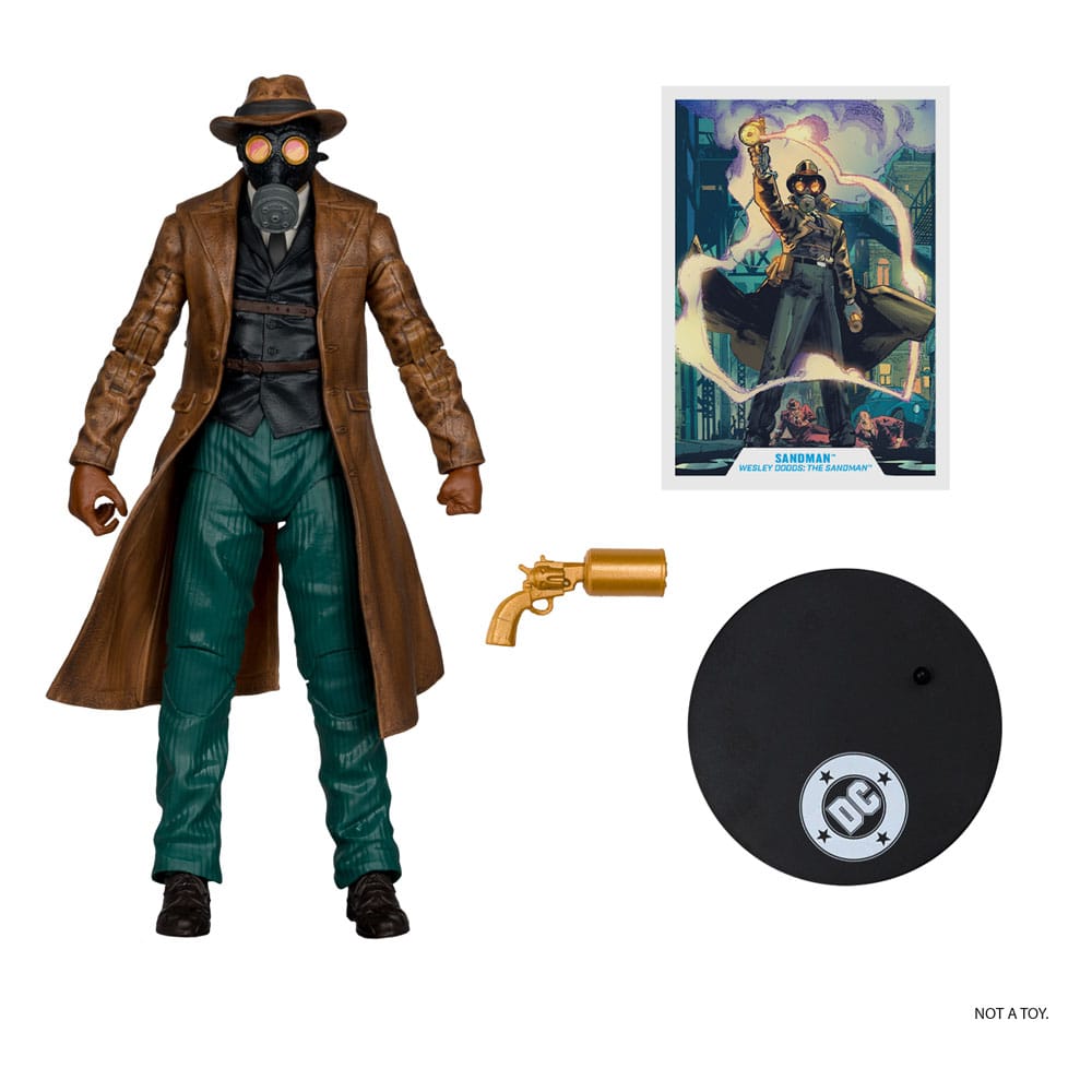 DC Multiverse Actionfigur Sandman (Wesley Dodds: The Sandman) (Gold Label) 15 cm - Smalltinytoystore
