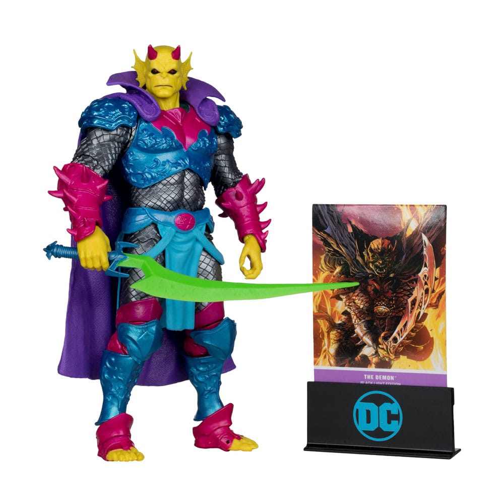 DC Multiverse Actionfigur The Demon (Demon Knights) Black Light Edition (Gold Label) 18 cm - Smalltinytoystore
