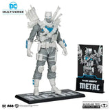 DC Multiverse Actionfigur The Grim Knight (Dark Nights Metal) (Black & White Accent Edition) (Gold Label) 18 cm - Smalltinytoystore