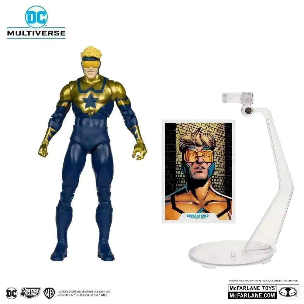 DC Multiverse Booster Gold (Futures End) Actionfiguren 18 cm (17164) - Smalltinytoystore