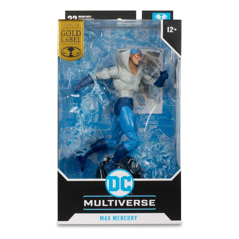 DC Multiverse Max Mercury (The Flash) Gold Label 18 cm - Smalltinytoystore