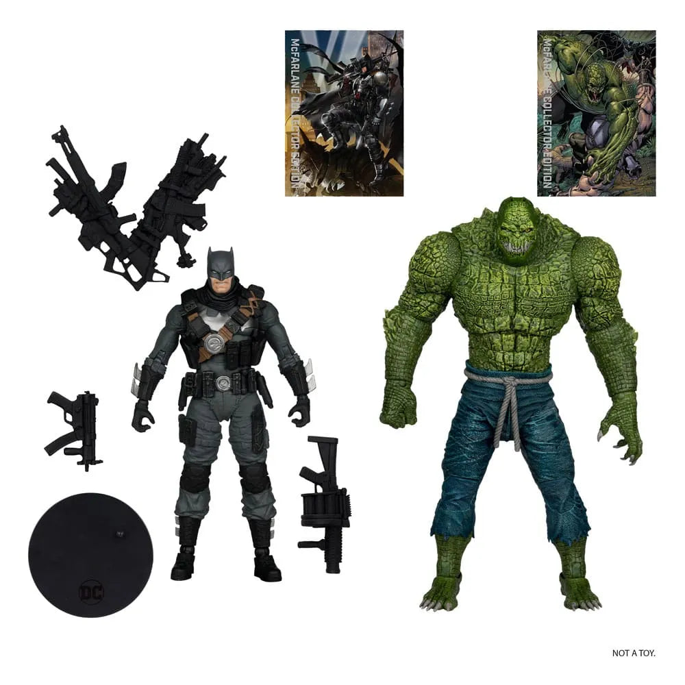 DC Multiverse McFarlane Collector Edition Actionfiguren 2er-Pack #03 Batman vs. Killer Croc 18 cm - Smalltinytoystore