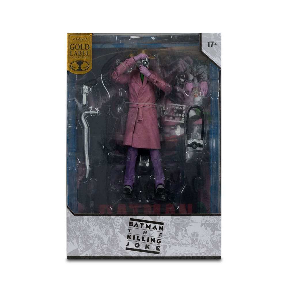 DC Multiverse McFarlane Cover Recreations The Joker Batman The Killing Joker Gold Label - Smalltinytoystore
